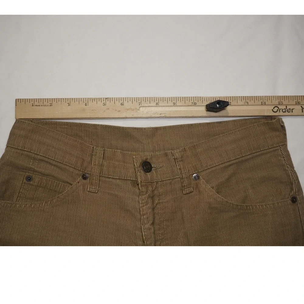 Levi's 30x31 Tan Corduroy Straight Leg Pants Vintage White Tab